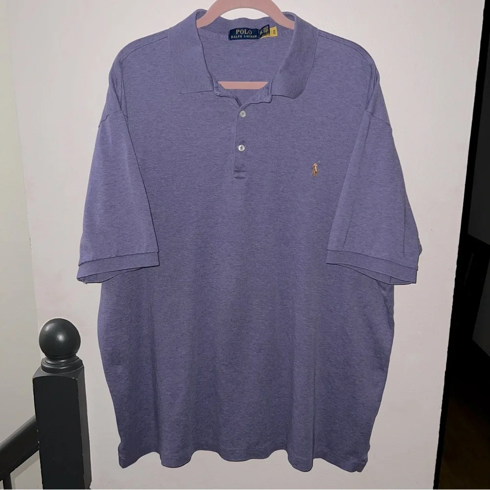 Polo Ralph Lauren Men’s Classic-Fit Cotton Polo Shirt 2XLT